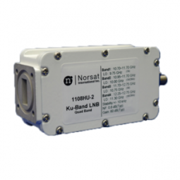 1208HU-2 Norsat 1000 Ku-Band (10,7-12,75 GHz) Quad-Band PLL LNB Model 1208HU-2