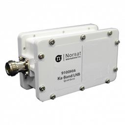 9100HI4ADN Norsat 9000 Ka-Band (19,20 - 20,20 GHz) Quad Band PLL LNB Model 9100HI4ADN