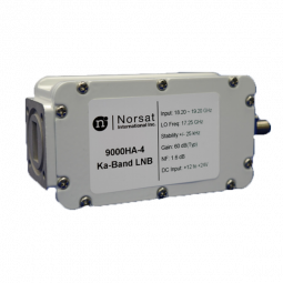 9500HC-4 Norsat 9000 Single-Band Ka-Band (20,20 - 21,20 GHz) PLL LNB Model 9500HC-4