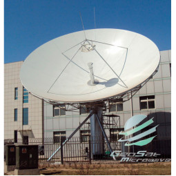 GeoSat 11,3 Meter (3,4 - 4,2, 5,85 - 6,725 GHz) C-Band Earth Station Antenna | Model GA113MCTXRX