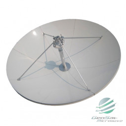 GeoSat 2,4 Metros (17,7 - 21,2, El 27,5 - 31 GHz) de la Banda KA de la Tierra de la Antena de la Estación | Modelo GA24MKATXRX