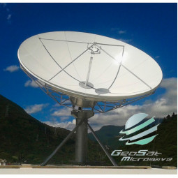 GeoSat 4,5 метровая (3,4 - 4,2 , 5,85 - 6,725 GHz) C-диапазон Антенна Земной станции | Модель GA45MCTXRX