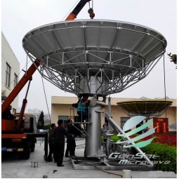 GeoSat 6,2 Meter (3,4 - 4,2, 5,85 - 6,725 GHz) C-Band Earth Station Antenna | Model GA62MCTXRX