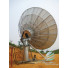 GeoSat 7,3 Metros (3,4 - 4,2, 5,85 - 6,725 GHz) C-Banda Tierra Antena de la Estación | Modelo GA73MCTXRX