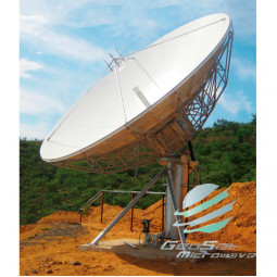 GeoSat 7,3 Metros (3,4 - 4,2, 5,85 - 6,725 GHz) C-Banda Tierra Antena de la Estación | Modelo GA73MCTXRX