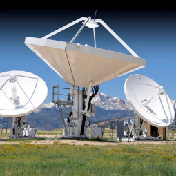 GDST-7,3 M ES GD Satcom 7,3 M de Tierra de la Antena de la Estación del Sistema de