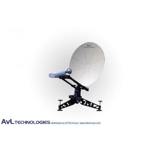 AvL 0614 60cm Manual or Motorized FlyAway Military Lightweight Compact Portable  Antenna 2-Port Ka-Band