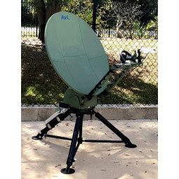 avl_085_mil_mot_flyaway AvL Technologies 85cm Военный Трехдиапазонный Моторизованный Штатив FlyAway Антенна