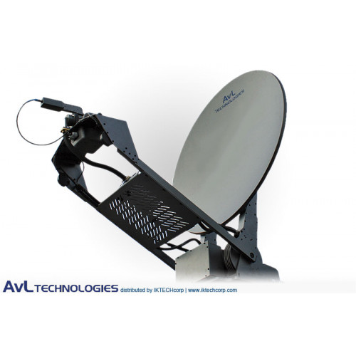 AvL 1000 1,0m SNG VehicleMount Satellite Antenna 2Port LBand