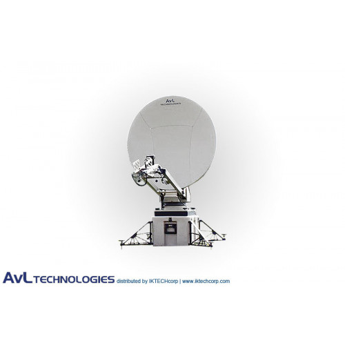 Avl 1050fa 1 4m Military Motorized Tri Band Flyaway Antenna 2 Port X Band