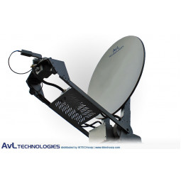 AvL 1078 1,0 m pour les Véhicules Motorisés-Mont Antenne Satellite VSAT en Bande Ku