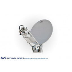 AvL 1200-HW 1,2 m SNG Vehículo de Montaje de la Antena de Satélite en Banda Ku Alto Viento