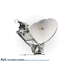AvL 1210 Premium Military 1,2m Motorized Vehicle-Mount Satellite Antenna Ka-Band