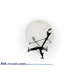 AvL 1215 1,2m Ручная или Моторизованная Компактная Портативная Антенна SNG FlyAway Ka-диапазон Commercial