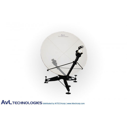 AvL 1215 1.2m Manual or Motorized FlyAway Military Lightweight Compact Portable  Antenna X-Band