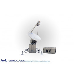 AvL 1268FA 1,2 m Móvil VSAT Suelto de la Antena de Satélite en Banda Ku