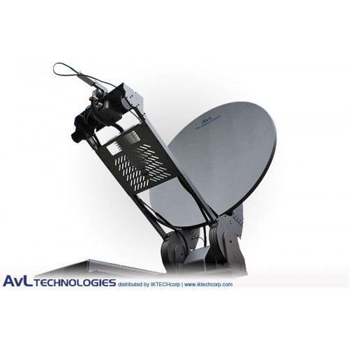 AvL 1278 Premium 1.2m Motorized Transportable Vehicle-Mount Satellite Tx/Rx  Antenna 2-Port Precision Ku-Band