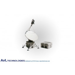 AvL 2020FA 1,6 m SNG Motorizado Quad-Band Suelto de la Antena de Banda Ku