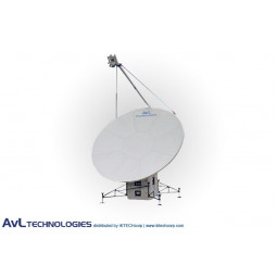 AvL 2020FA 2,4 m SNG Motorizado Quad-Band FlyAway Antena de Banda C INSAT