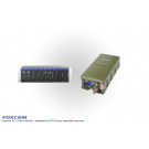 Foxcom Complete L-Band, 10MHz and RS422 Fiber Optic Solution for Maritime Applications 