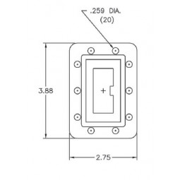 MFC-18253 Microwave C-Band (INSAT) Transmit Reject Filter Model 18253