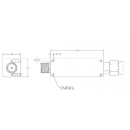 MFC-18758 Microwave L-Band Telemetry Bandpass Filter Models 18758