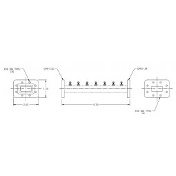 MFC-19308 Microwave X-Band LEO (Low Earth Orbit) Band Receive Filter Model 19308