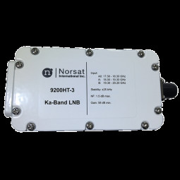 9200HT-3F Norsat 9000 Ka-Band (17,3-20,2 GHz) Triple-Band PLL LNB Model 9200HT-3F