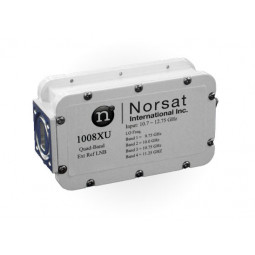 Norsat 1008XU Quad-Band External Reference PLL LNB F or N Type Connector Input 1000XU Series