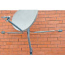 Skyware Wall/Roof Mount 60mm mast for 75cm, 90cm, 1m and 2m antennas