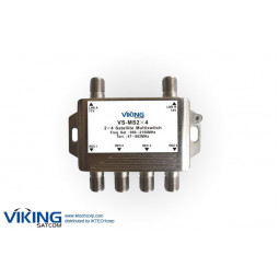 VIKING VS-MS2X4 Satellite Multiswitch, 2 inputs/4 outputs