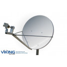 VIKING P-120HW Prodelin de la Serie 2120 de 1,2 metros de Alto de Viento de la Banda Ku TX RX VSAT de Transmisión y recepción de la Antena