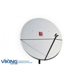 VIKING P-240XC Prodelin de la Serie 1244 2,4 M X-VSAT de Banda de Tx/Rx de Transmisión y recepción de la Antena de la Foto