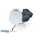 VIKING VS-100QD6LS-KU 1,0 Meter Quick-Deploy Manpack VSAT Tx/Rx Transmit/Receive Antenna System 