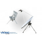 VIKING VS-120PORTKU de 1,2 Mètre de la Bande Ku Rx/Tx Rapide à Déployer, “Longue Focale” Système d'Antenne