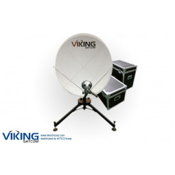 VIKING VS-120QD4SMCTH-KU 1,2 Compteur Rapide à Déployer VSAT Tx/Rx de transmission/réception de l'Antenne du Système