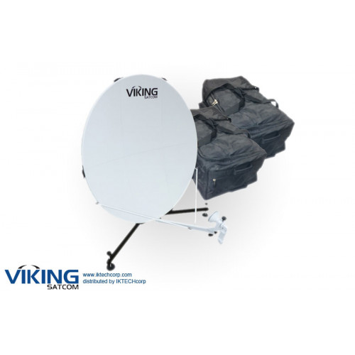 VIKING VS120QD6LSKU 1,2 Meter QuickDeploy Manpack VSAT Tx/Rx