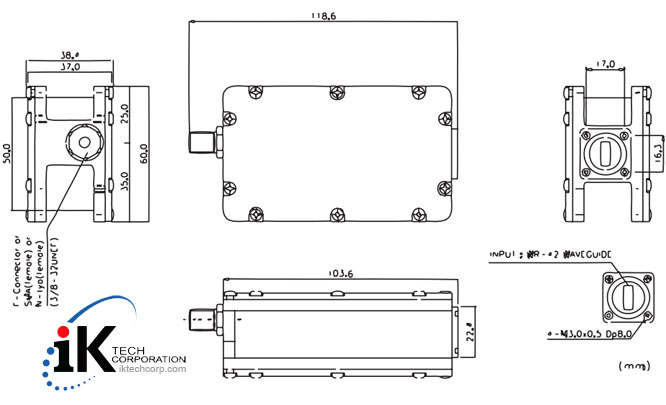 Norsat KA-BAND External Reference LNB F or N Type Connector Input 9000XD Series