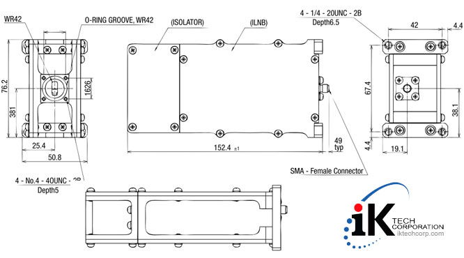 Norsat KA-BAND LNB F or N Type Connector Input ISO 9000XI Series External Reference