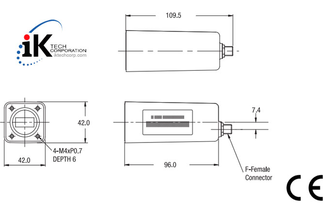 Norsat KU-BAND External Reference LNB F or N Type Connector Input 1000XH Series