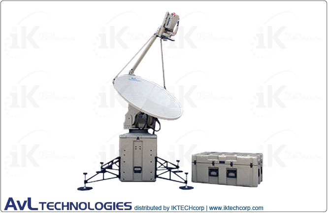 AvL 1268FA Premium 1.2m Mobile VSAT Motorized Transportable FlyAway Tx/Rx Antenna 2-Port Precision Ku-Band Product Picture, Price, Image, Pricing