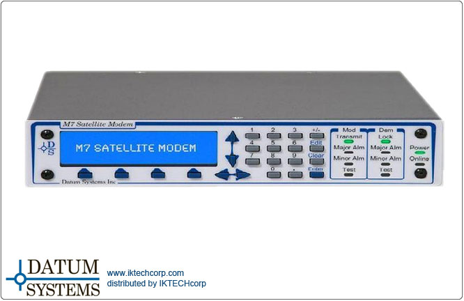 Datum M7D M7D IF & M7LD L-Band Modular Satellite Dual-Demods