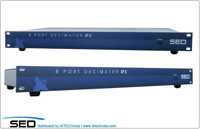 SED Systems Decimator D3 8-port Digital Spectrum Analyzer