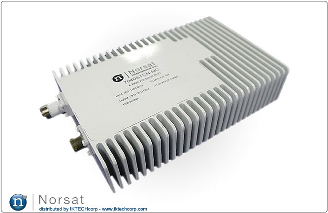 Norsat 7020STC Ka-BAND 2W NON-INVERTED Block Up Converter BUC N F Type Connector Input Series Product Picture, Image, Price