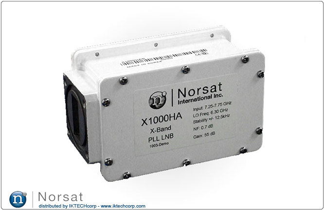 Norsat X-BAND LNB F or N Type Connector Input X1000HCS Super Compact Series PLL Product Picture, Image, Price, Pricing