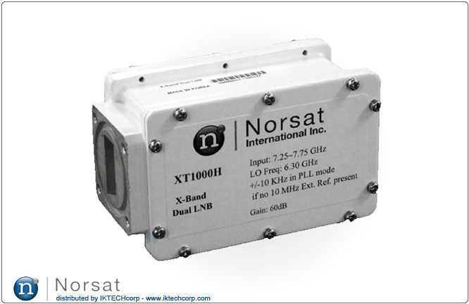 Norsat X-BAND LNB F or N Type Connector Input XT1000H Series Dual PLL and External Reference Product Picture, Image, Price, Pricing