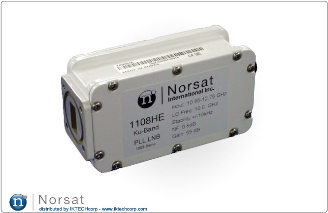 Norsat KU-BAND External Reference LNB F or N Type Connector Input 1000HE Series Product Picture, Image, Price, Pricing