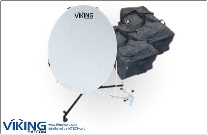 VIKING VS-120QD6LS-KU 1.2 Meter Quick-Deploy Manpack VSAT Tx/Rx Transmit/Receive Antenna System Product Picture, Price, Image, Pricing