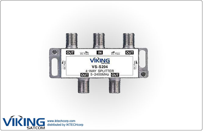 VIKING VS-S204 4 Port L-Band Satellite Splitter Product Picture, Price, Image, Pricing