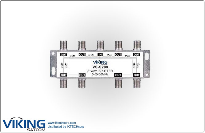 VIKING VS-S208P1 8 Port L-Band Satellite Splitter Product Picture, Price, Image, Pricing